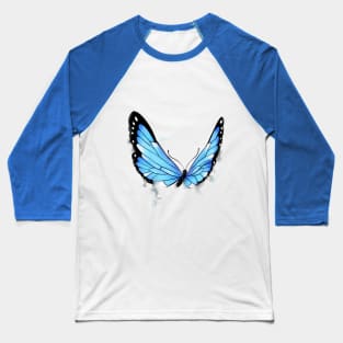 Blue Morpho Baseball T-Shirt